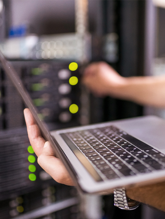 Man looking at phone