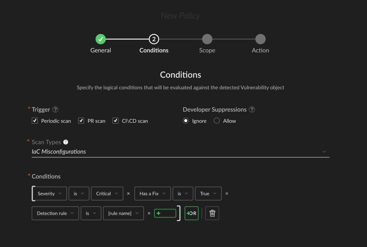 New Prevention Polity (IaC)
