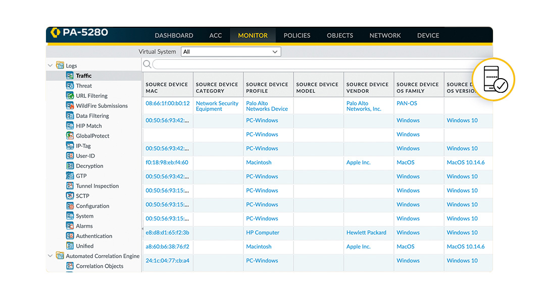 Gestione fácilmente la seguridad de los dispositivos de su red