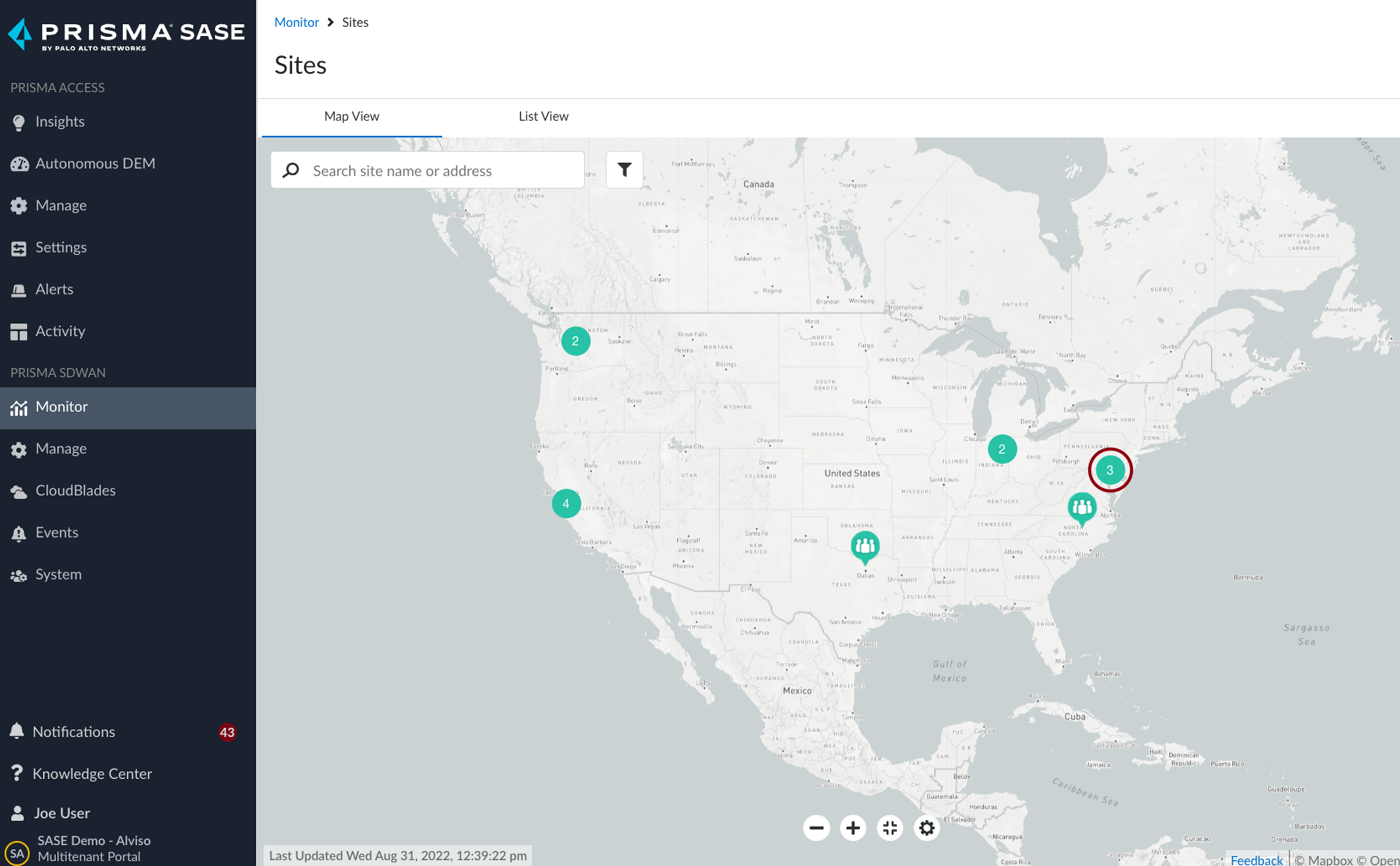 Sucursal entregada en la nube
