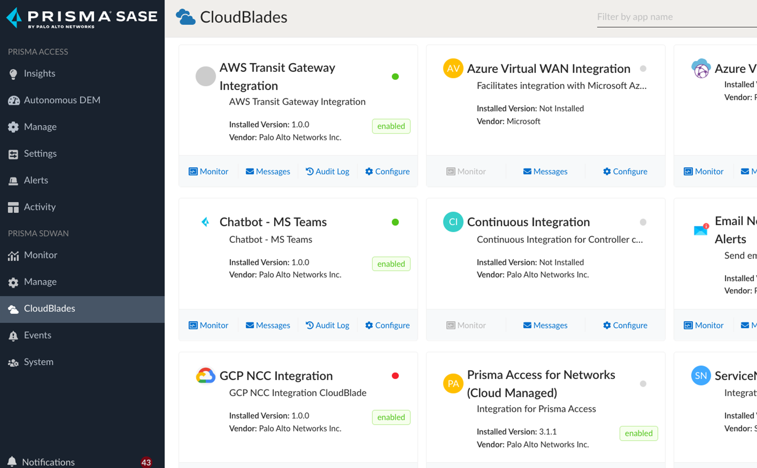 SERVICIOS INTEGRADOS DE SUCURSALES