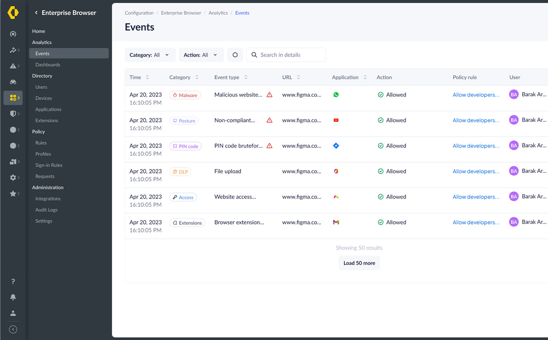 Explorador Prisma Access